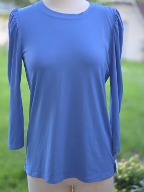 Jude Connally Periwinkle Long-Sleeve Top New No Tag